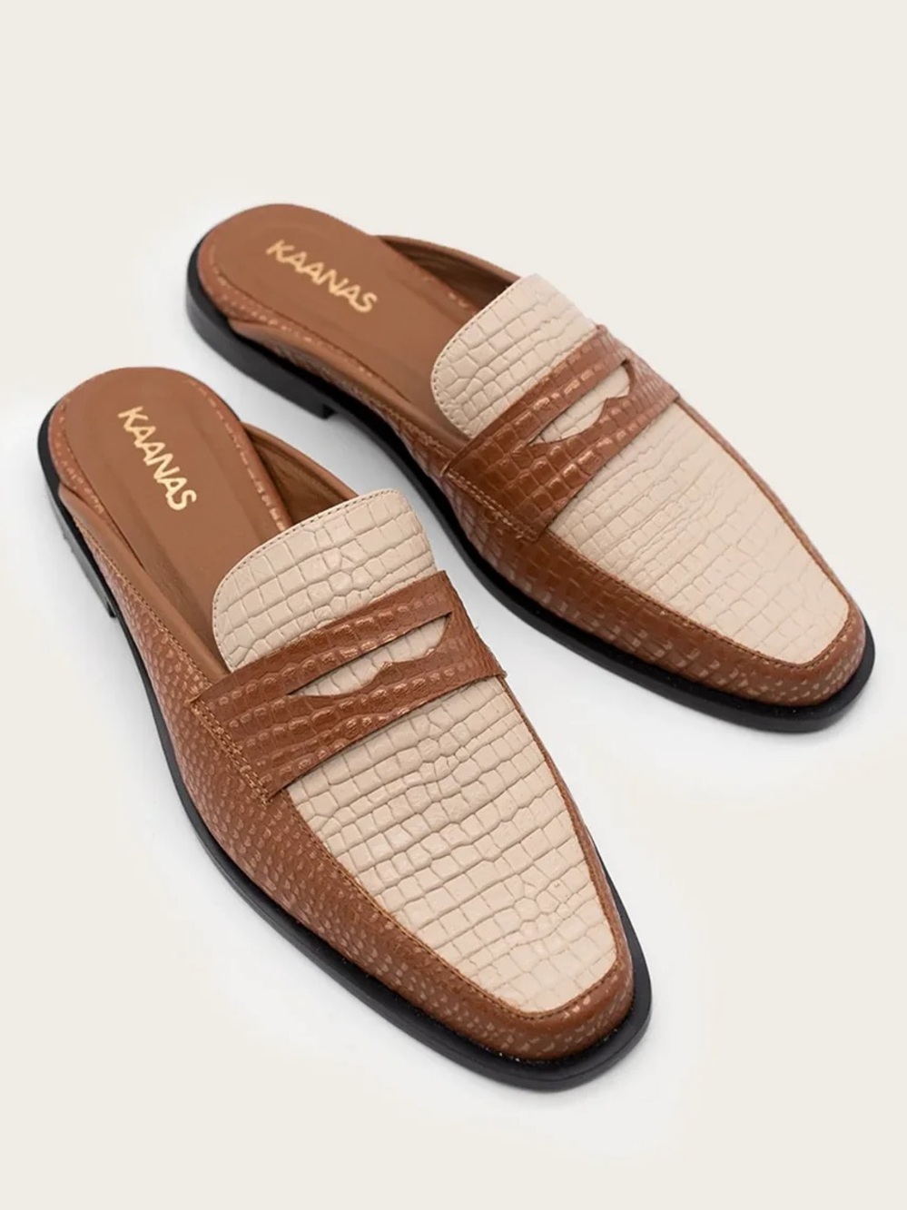 Kaanas Brezo Penny Loafer Mule
